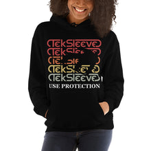 Load image into Gallery viewer, Black Cotton Hoodie. TekSleeve quick dry snowboard sleeve and ski sleeve. The easiest snowboard cover or ski cover for your equipment, guaranteed!