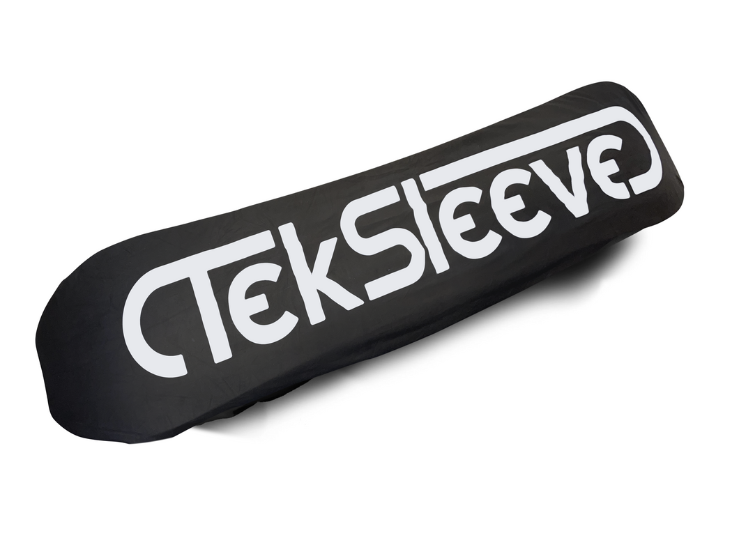 TekSleeve quick dry snowboard sleeve. The easiest snowboard cover for your equipment, guaranteed!