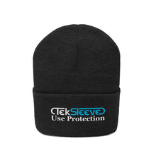 Load image into Gallery viewer, Men&#39;s Knit Beanie. TekSleeve quick dry snowboard sleeve and ski sleeve. The easiest snowboard cover or ski cover for your equipment, guaranteed!
